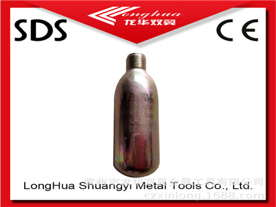 二氧化碳小氣瓶 CO2液化氣小鋼瓶 螺牙微型儲氣瓶